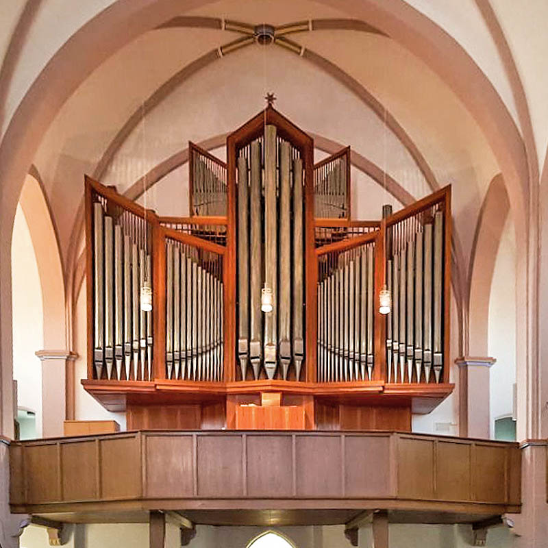 Elekrtifizierung Kirchenorgel Kreuzkirche Betzdorf